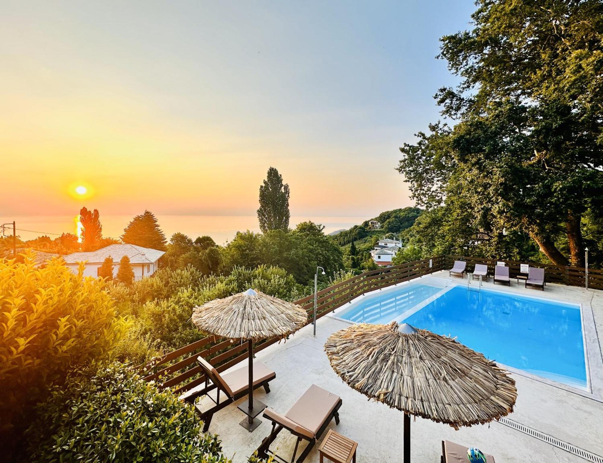 Luxury Villa At Pelion- Ruby ザゴラ エクステリア 写真